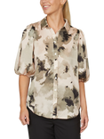 Sisters Point Ella Print Puff Sleeve Shirt, Multi