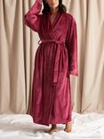 Pretty You London Velour Longline Dressing Gown