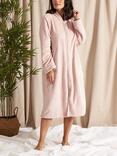 Pretty You Cosy Chevron House Coat, Rose