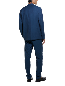 SISLEY Straight Comfort Fit Trousers, Blue - view 2, Blue