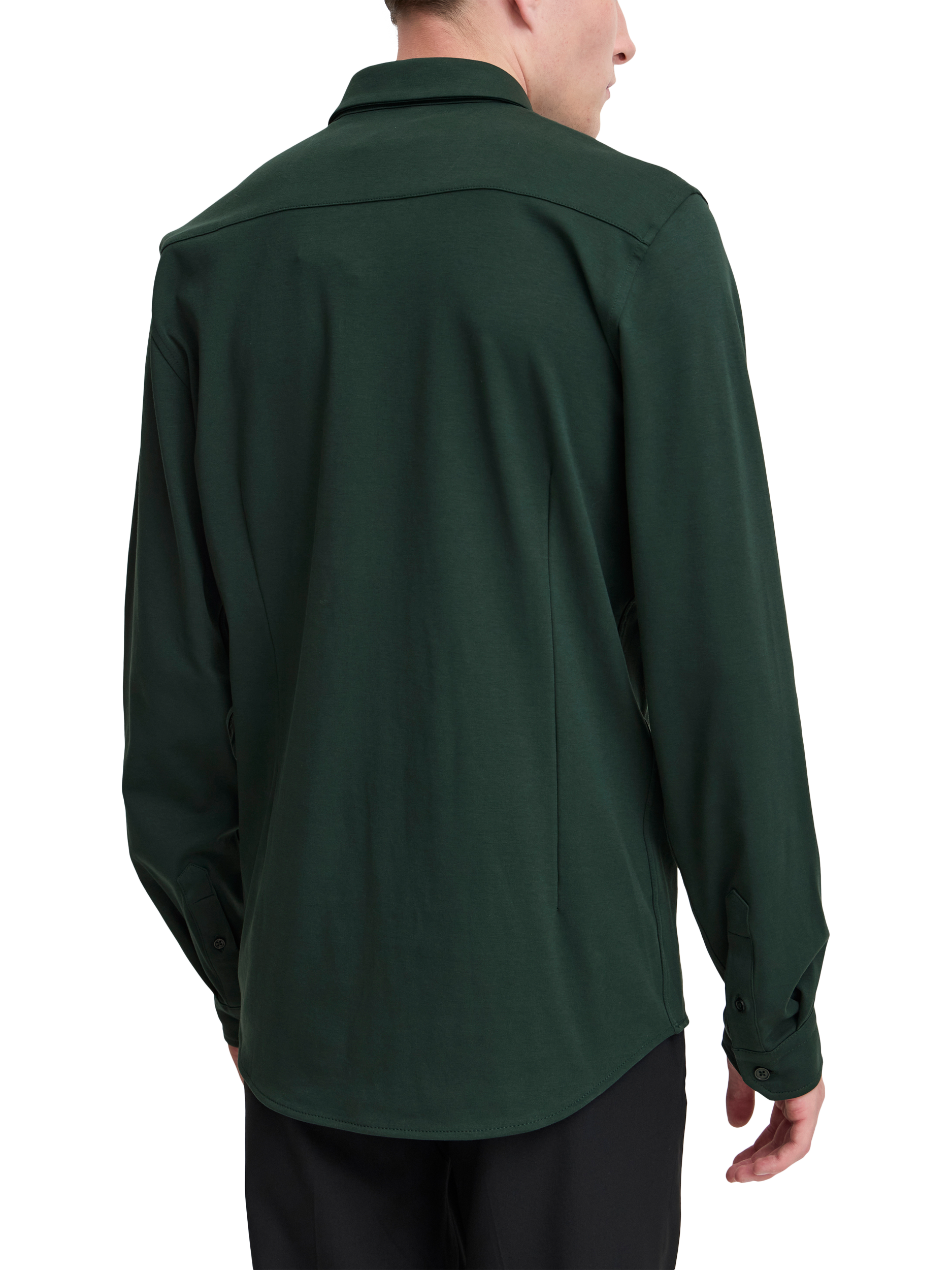 Product image 2 of 7, which shows Casual Friday Arthur Cotton Blend Regular Fit Shirt, Darkest Spruce, S