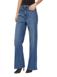 Sisters Point Owi Wide Leg Jeans, Mid Blue