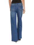 Sisters Point Owi Wide Leg Jeans, Mid Blue