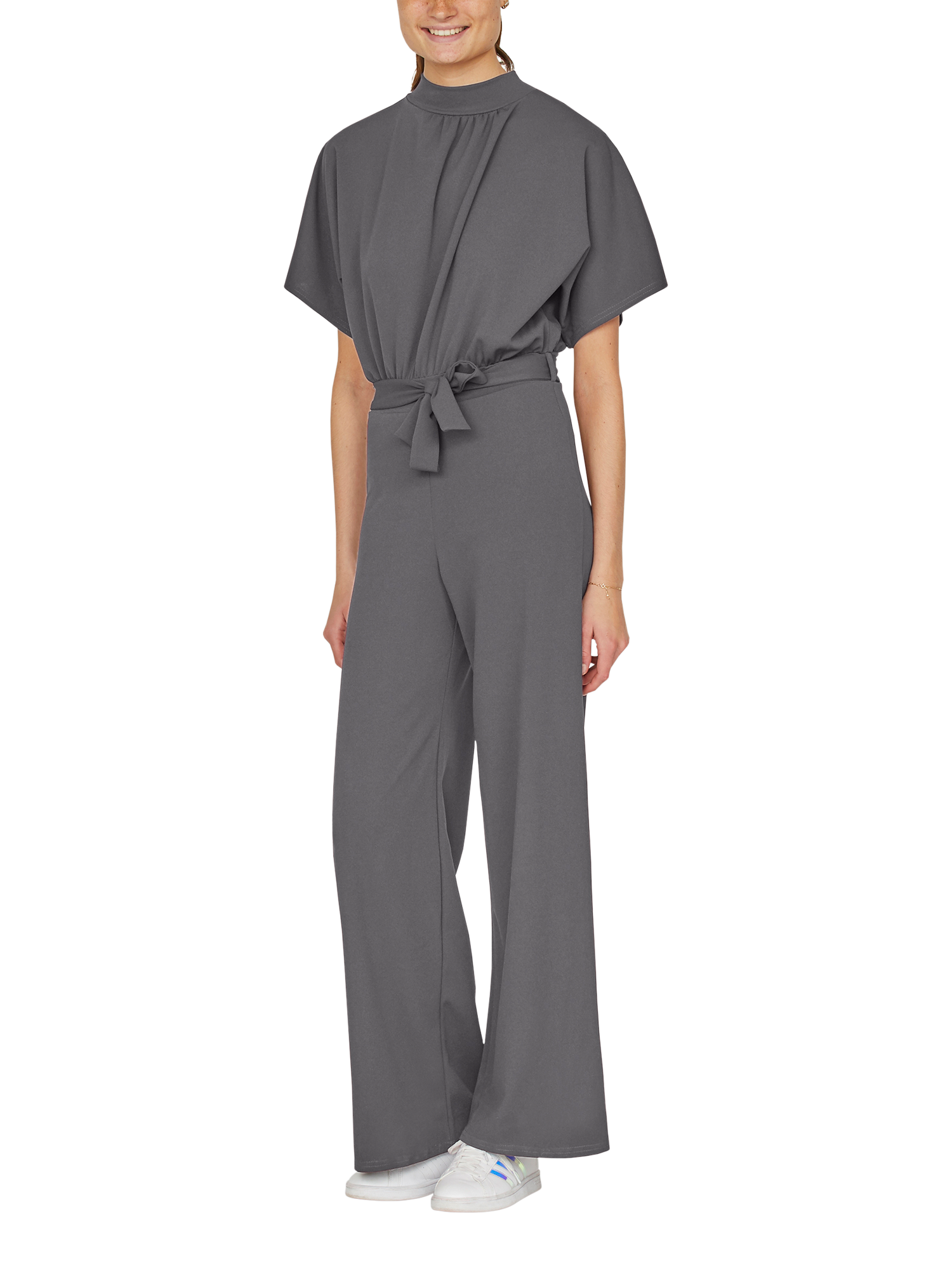 Sisters Point Girl Short Sleeve Jumpsuit