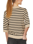 Sisters Point Hilva Fine V-Neck Knitted Polo Top