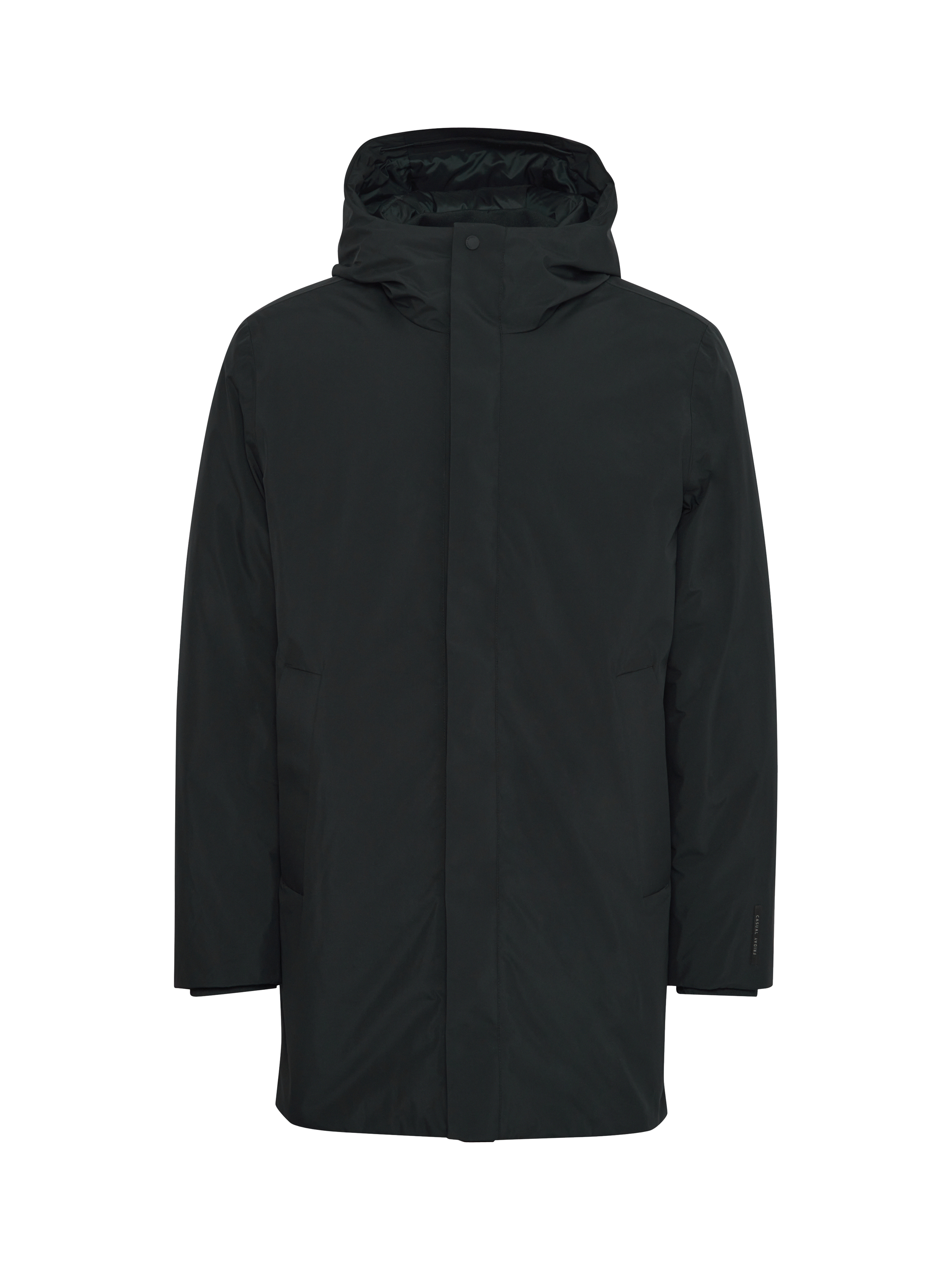 Product image 5 of 7, which shows Casual Friday Arbour Parka Coat, Black, S