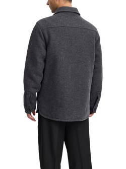 Casual Friday Carl Padded Wool Blend Jacket, Dark Grey - view 2, Dark Grey