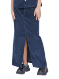 Sisters Point Olia Denim Maxi Skirt, Navy