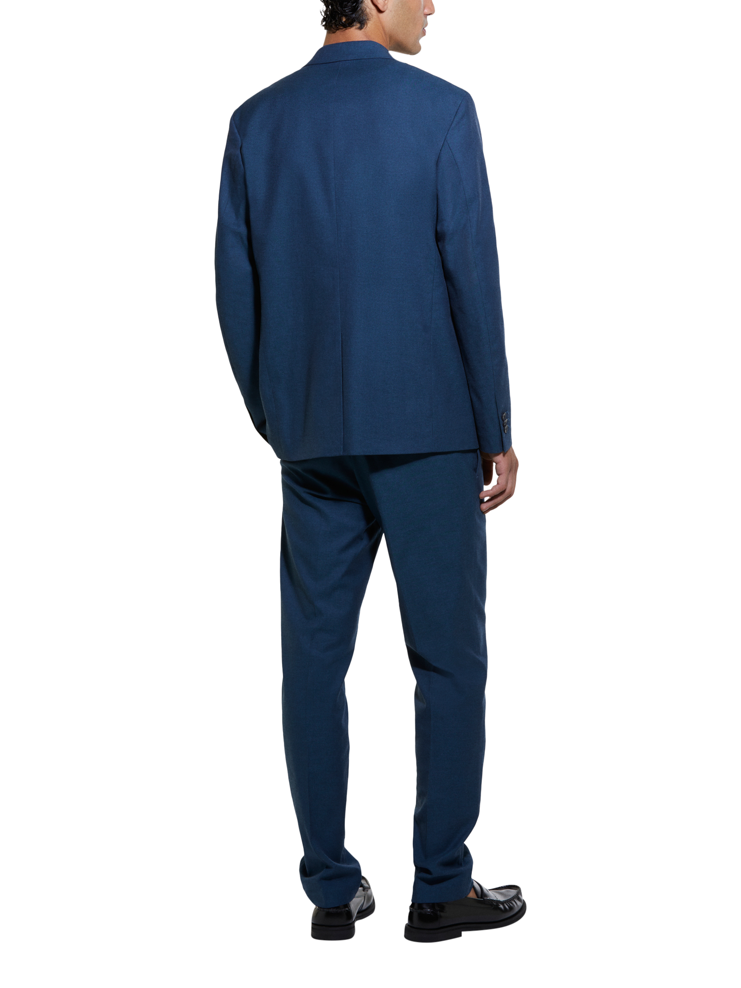 Product image 2 of 5, which shows SISLEY Slim Comfort Fit Tailored Blazer, Blue, 36R