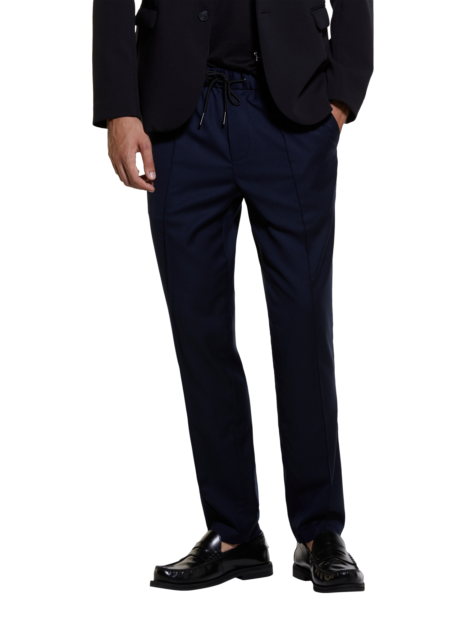 Product image 1 of 5, which shows SISLEY Slim Comfort Fit Joggers, Blue, 40R