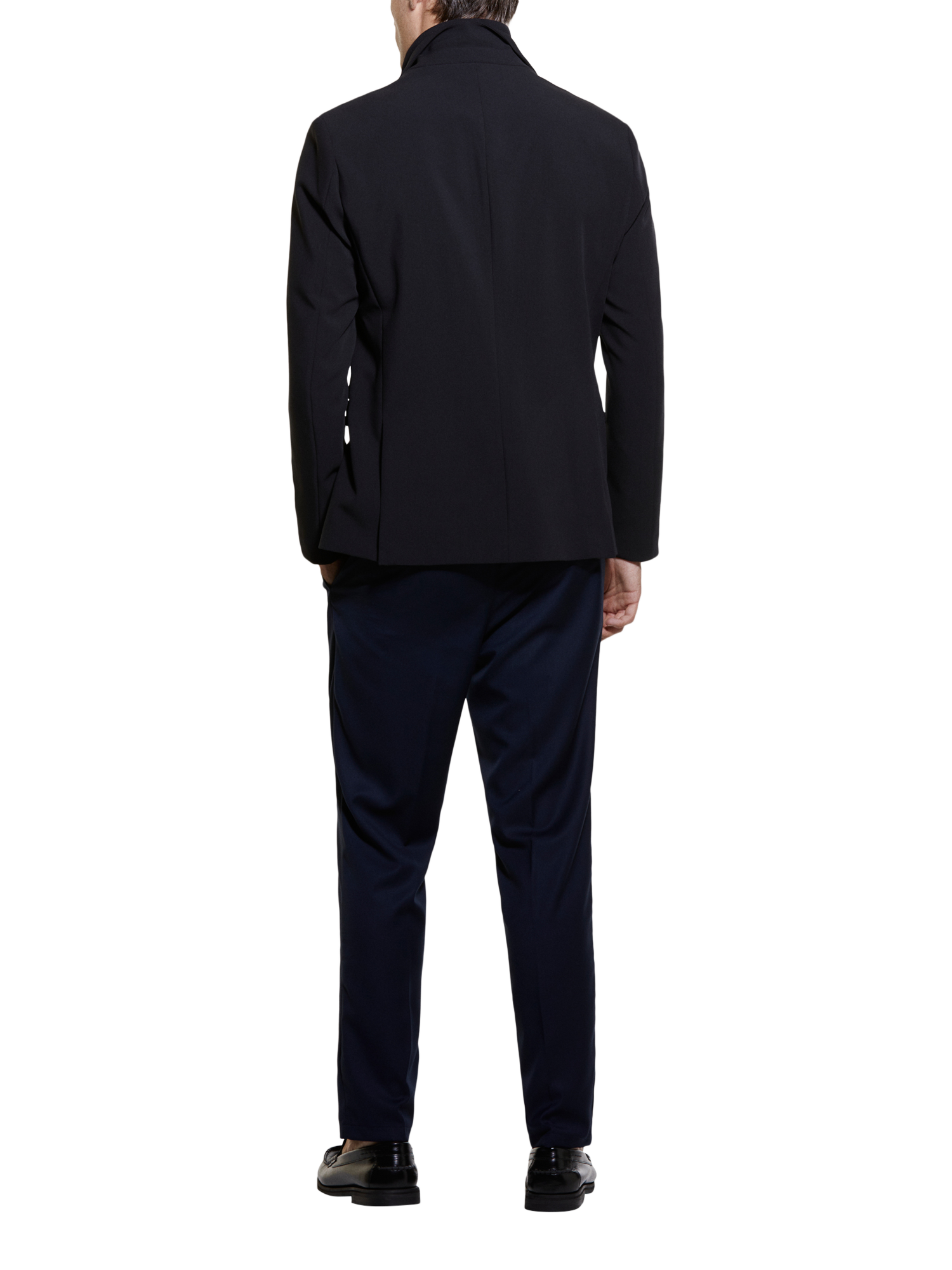 Product image 2 of 5, which shows SISLEY Slim Comfort Fit Joggers, Blue, 40R