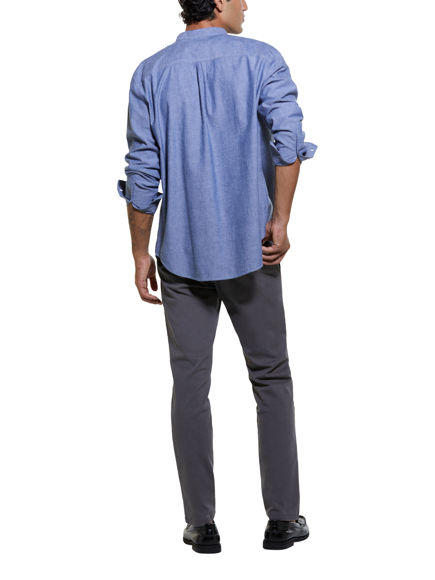 Product image 2 of 5, which shows SISLEY Vintage Slim Chinos, Grey, 40R