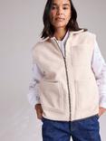 Cape Cove Snug Borg Gilet, Natural