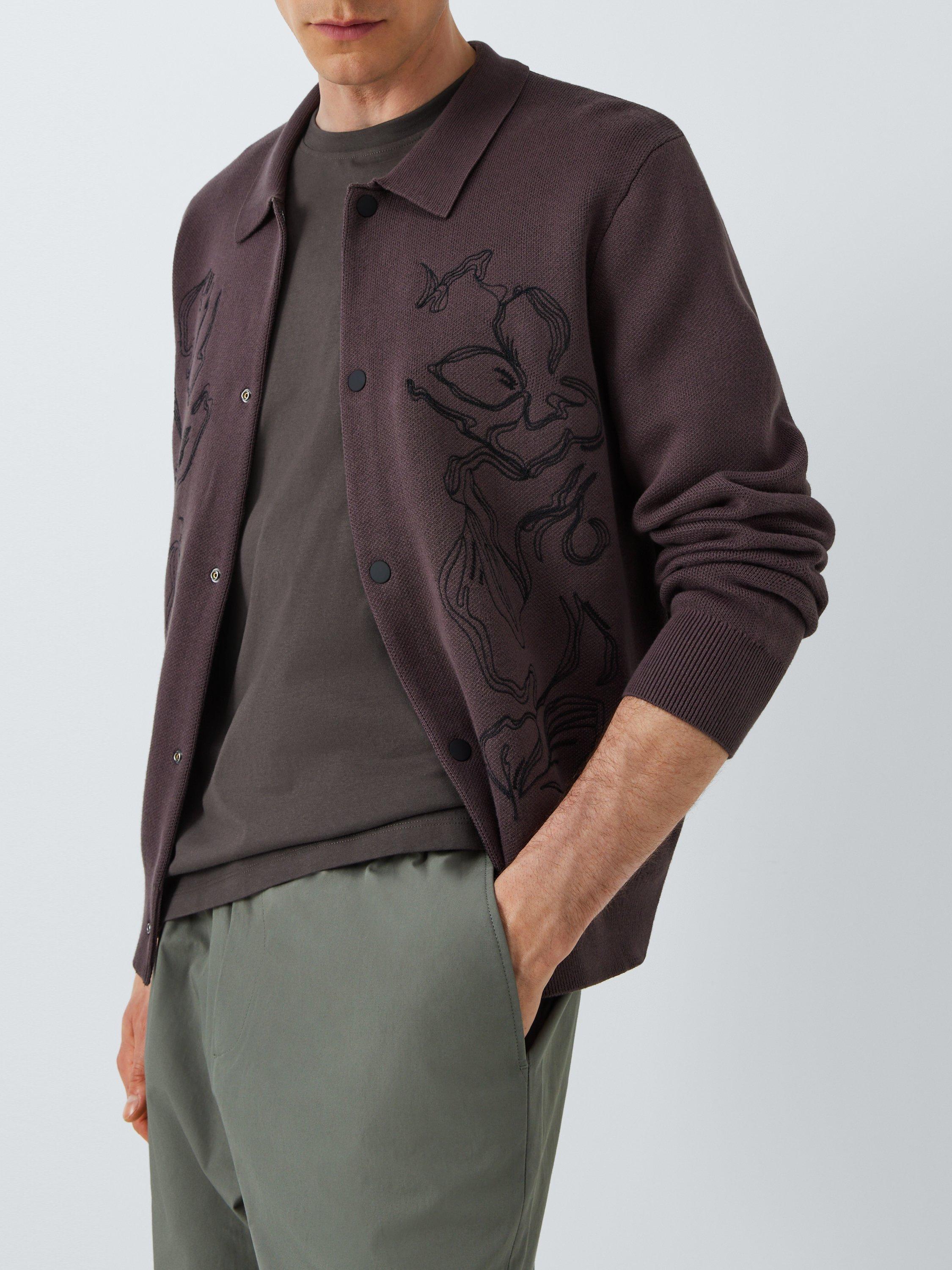 Product image 5 of 6, which shows Kin Logo Regular Fit Short Sleeve Cotton T-Shirt, Shale, S
