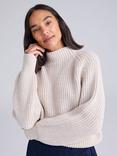 Cape Cove Dusk Merino Wool Jumper, Natural Beige