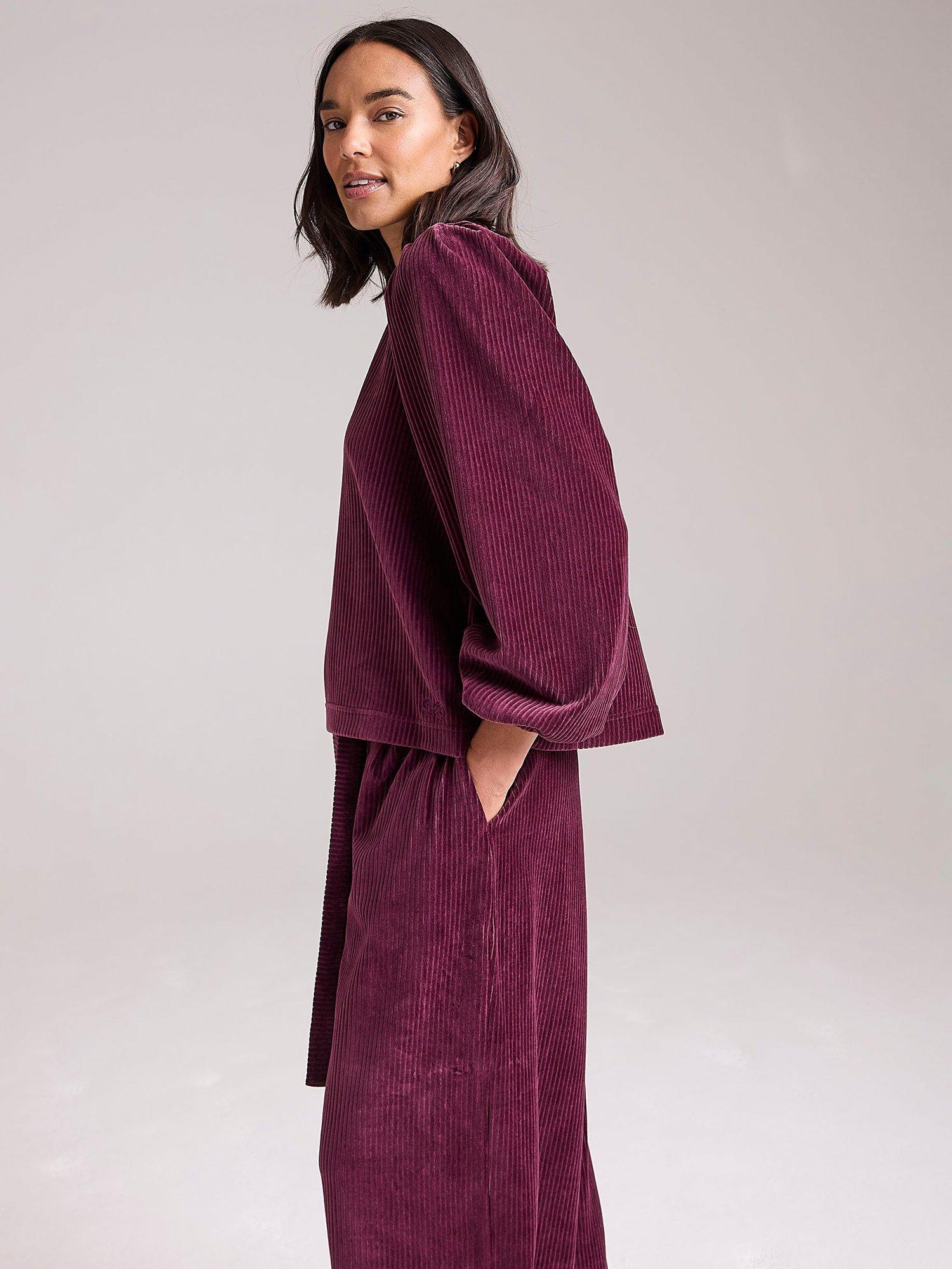 Product image 2 of 4, which shows Cape Cove Marley Corduroy Jumper, Fig, XL