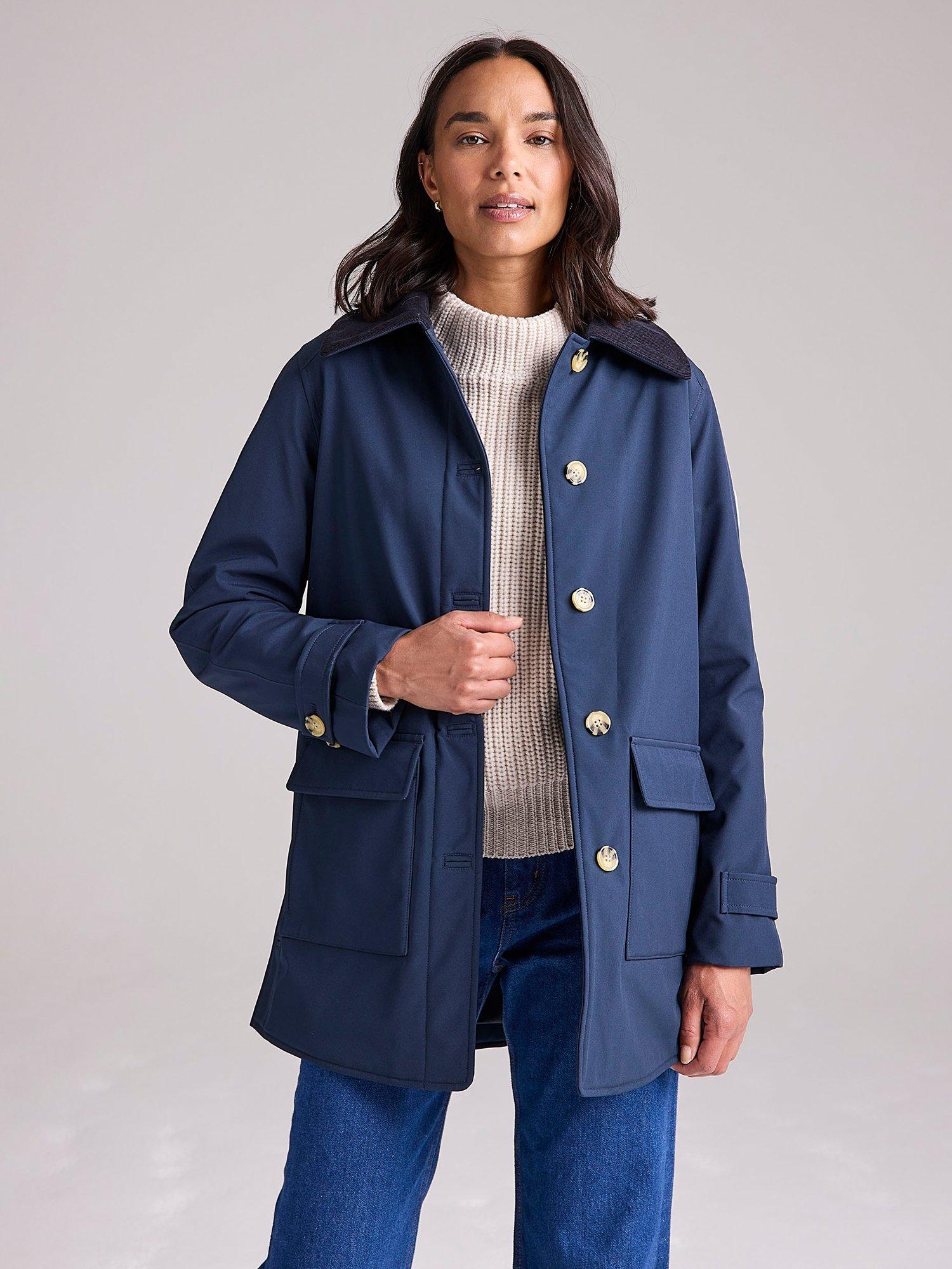 Cape Cove Waterproof Pea Coat Navy