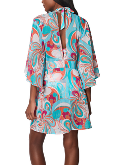 NAIA Beach Bel Air Kaftan, Blue/Multi - view 2, Blue/Multi