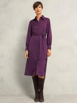 Hobbs Arianna Shirt Dress, Regal Purple, Regal Purple