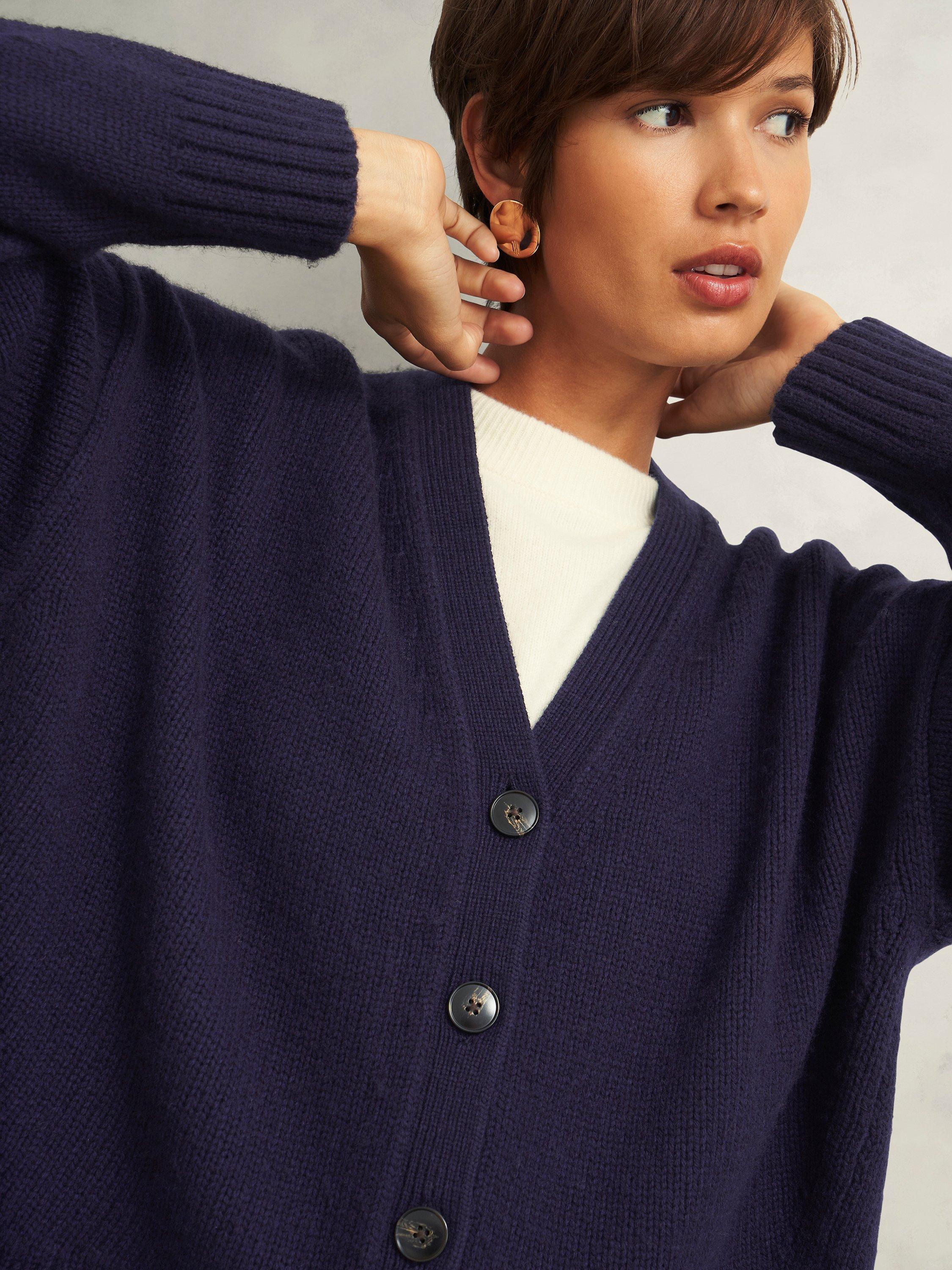 Hobbs navy cardigan shop