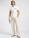 Lee Cotton Regular Fit Short Sleeve Graphic T-Shirt, Ecru