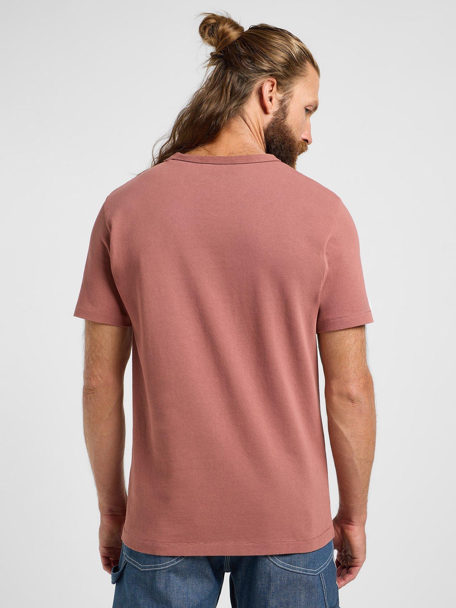 Product image 3 of 6, which shows Lee 101 T-Shirt, Redwood, S