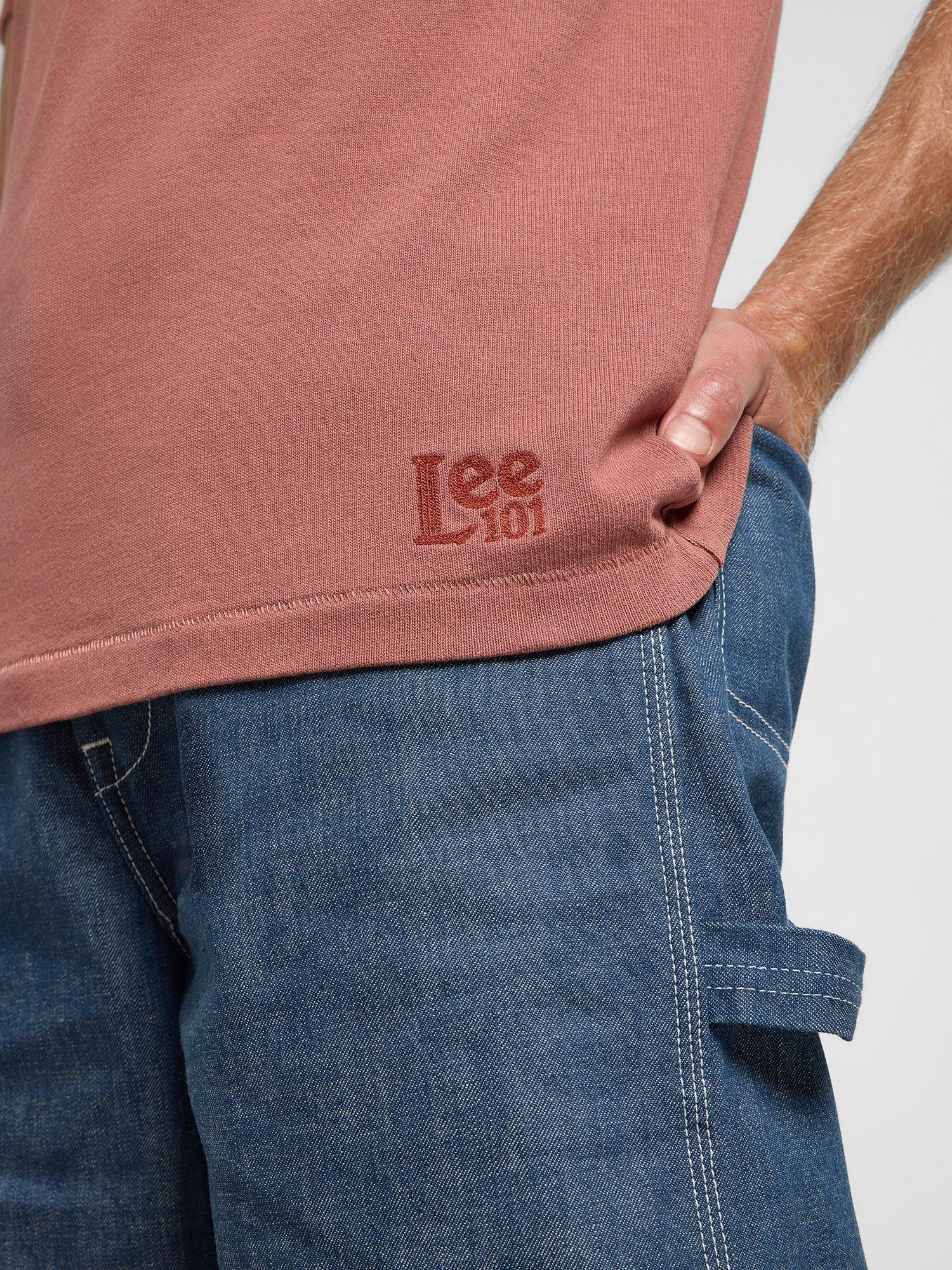 Product image 5 of 6, which shows Lee 101 T-Shirt, Redwood, S