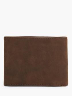 Tommy Hilfiger Leather Flap Wallet, Brown - view 2, Brown