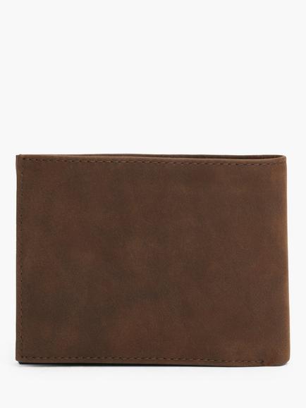 Tommy Hilfiger Leather Flap Wallet, Brown - view 2, Brown