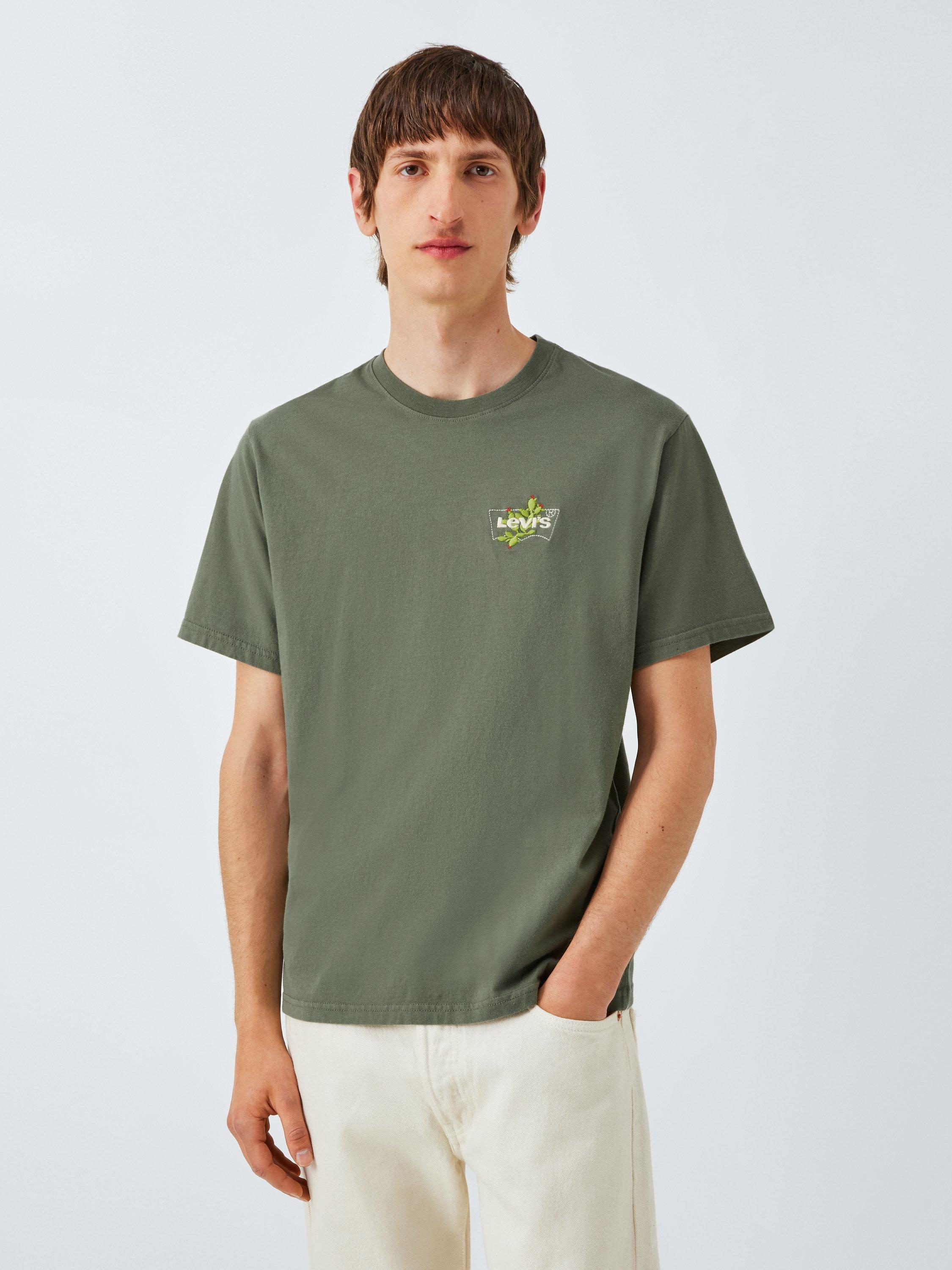 Levi's Cotton Regular Fit Short Sleeve Logo T-Shirt, Cacti