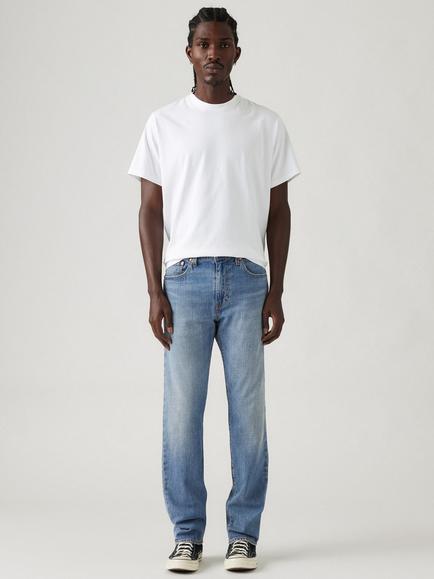 Levi's 502 Tapered Fit Linen+ Denim Jeans, New Blue, New Blue