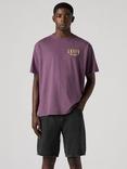 Levi's Cotton Loose Fit Short Sleeve Vintage Logo T-Shirt, Violet