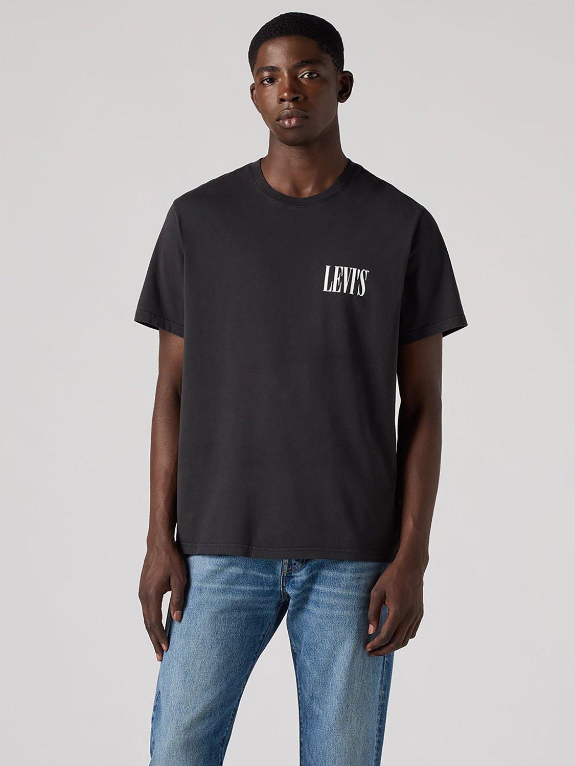 Levi's Cotton Loose Fit Short Sleeve Logo T-Shirt, Black