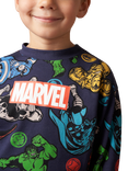 Angel & Rocket Kids' Marvel Pyjamas, Navy