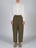 Cape Cove Lima Relaxed Corduroy Trousers, Khaki