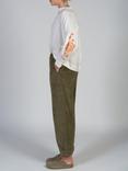 Cape Cove Lima Relaxed Corduroy Trousers, Khaki