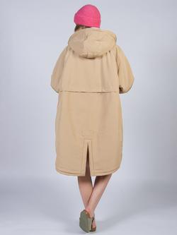 Cape Cove Cowrie Hooded Changing Coat - view 2, Stone