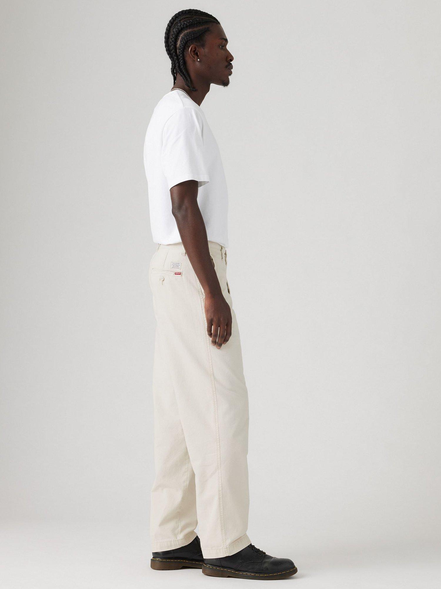 Product image 2 of 11, which shows Levi's XX Chino Loose Straight Fit Chinos, Silver Birch, 30S