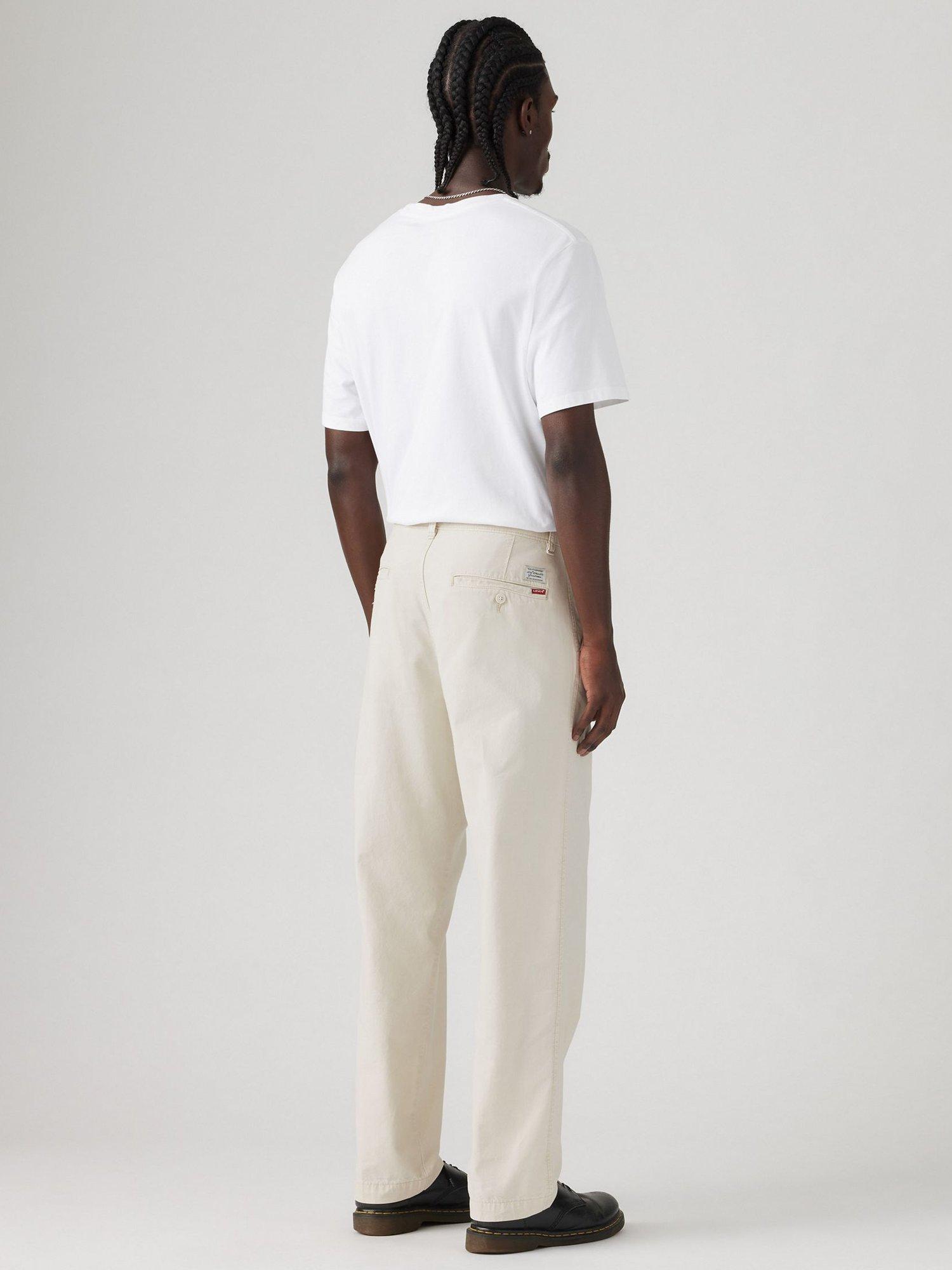 Product image 3 of 11, which shows Levi's XX Chino Loose Straight Fit Chinos, Silver Birch, 30S