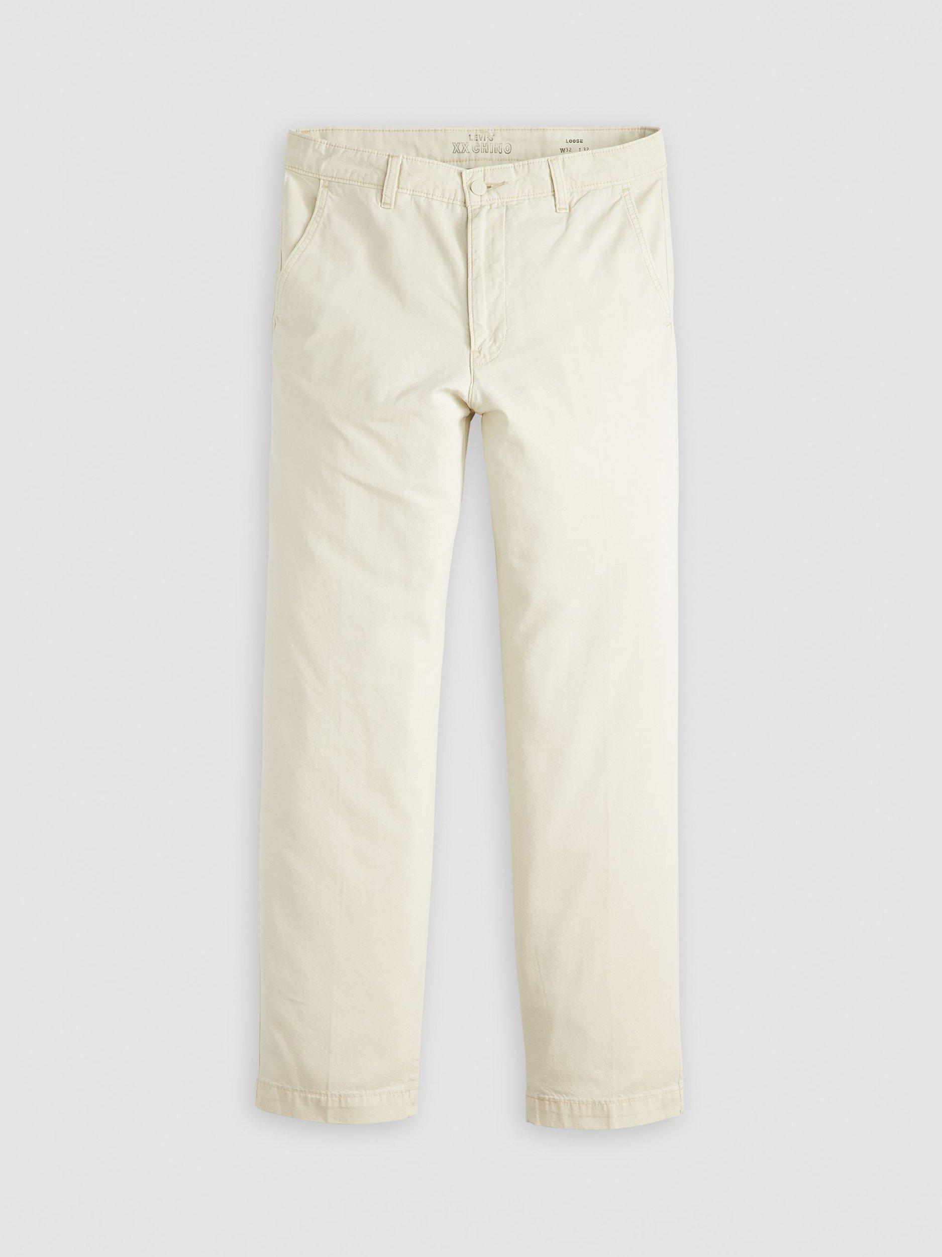 Product image 4 of 11, which shows Levi's XX Chino Loose Straight Fit Chinos, Silver Birch, 30S