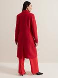 Phase Eight Skye Double Breasted Midaxi Wool Coat, Red