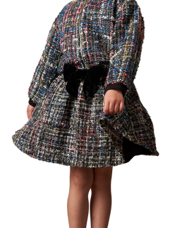 Angel & Rocket Kids' Tweed Skirt, Black, Black