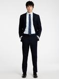 Selected Merino Slim Fit Suit Trousers, Navy