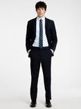 SELECTED HOMME Slim Fit Suit Trousers, Navy Wool