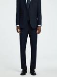 Selected Slim Fit Suit Trousers, Navy