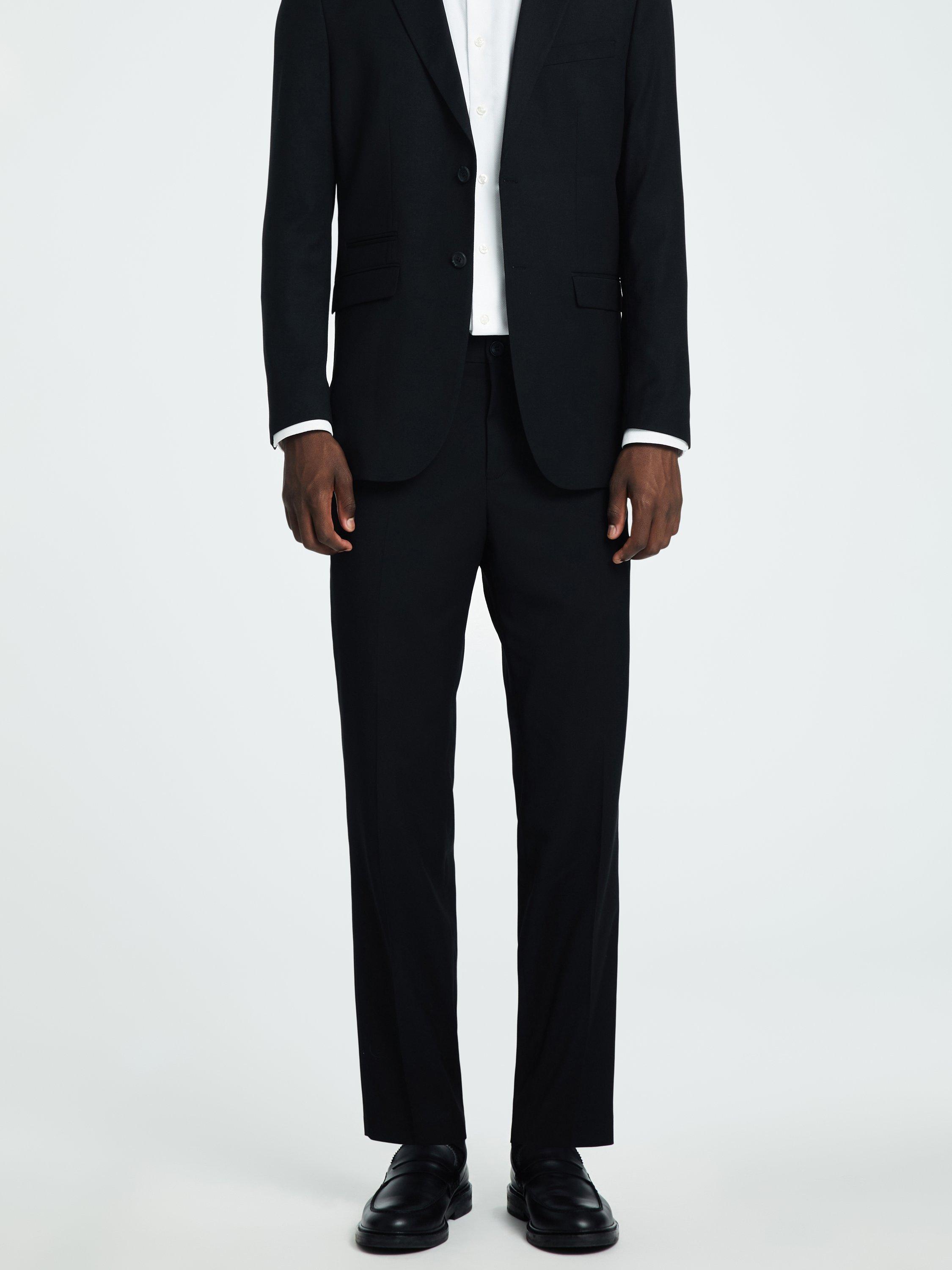 Product image 1 of 5, which shows SELECTED HOMME Slim Fit Suit Trousers, Black, 30R