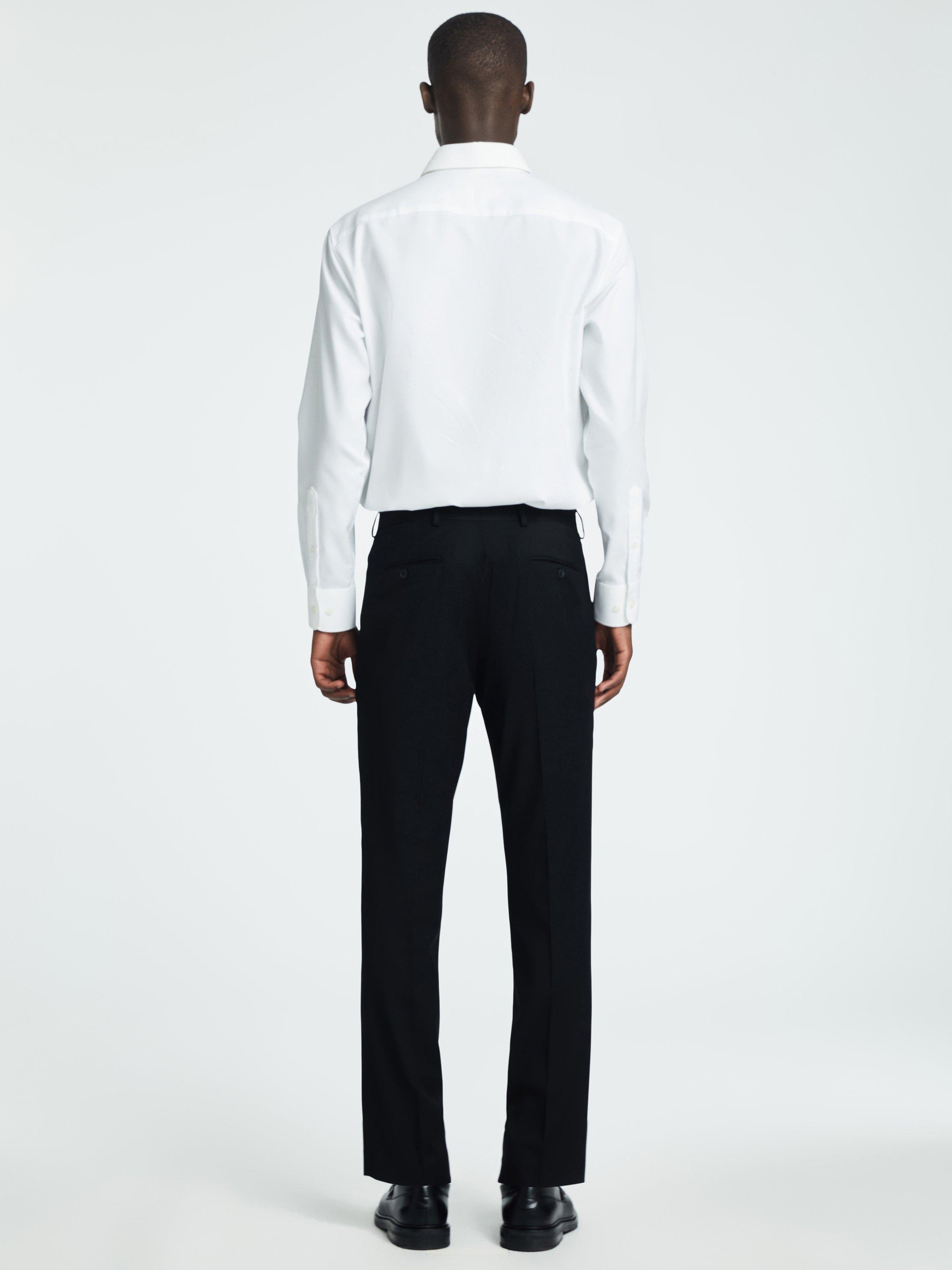 Product image 5 of 5, which shows SELECTED HOMME Slim Fit Suit Trousers, Black, 30R