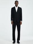 Selected Wool Blend Suit Jacket, Black
