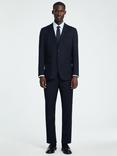 SELECTED HOMME Wool Blend Suit Jacket, Navy