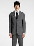 Selected Wool Blend Suit Jacket, Grey Wool